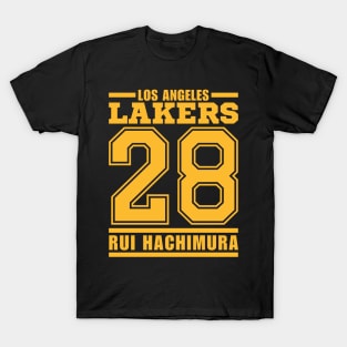 LA Lakers Hachimura 28 Basketball Player T-Shirt